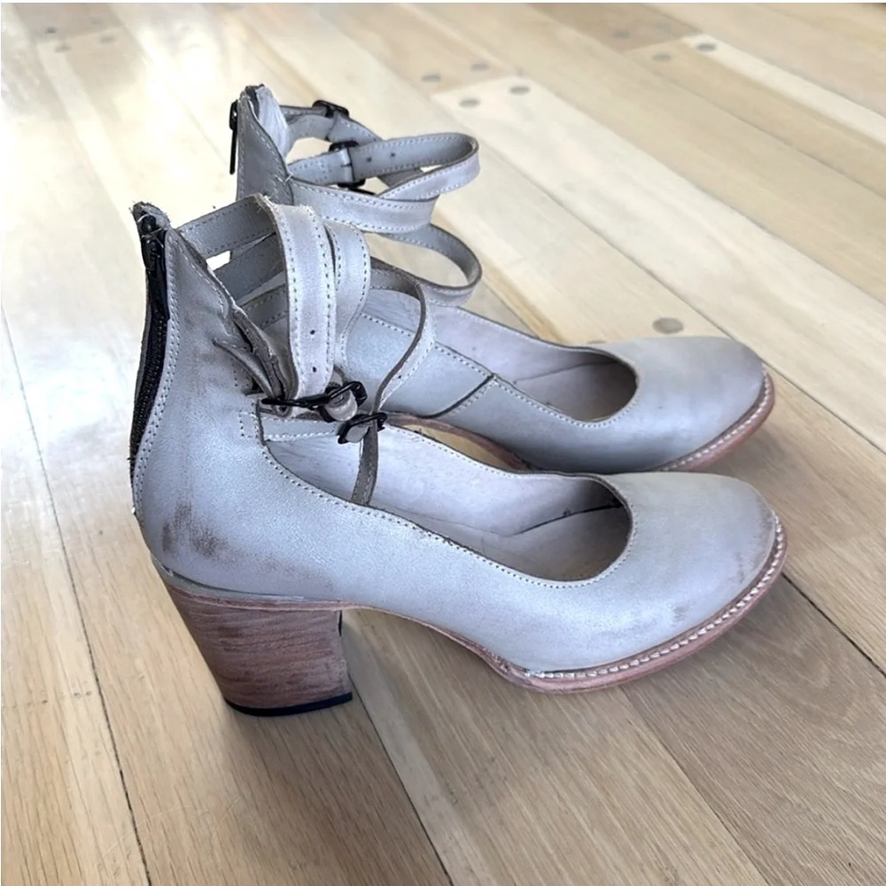 NEW FREEBIRD Randy Ice Ankle Strap Shoes Heels in size 11 - Picture 3 of 11